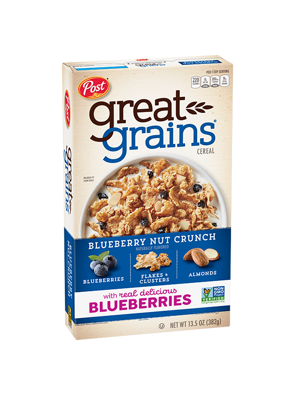 Great Grains Blueberry Nut Crunch cereal