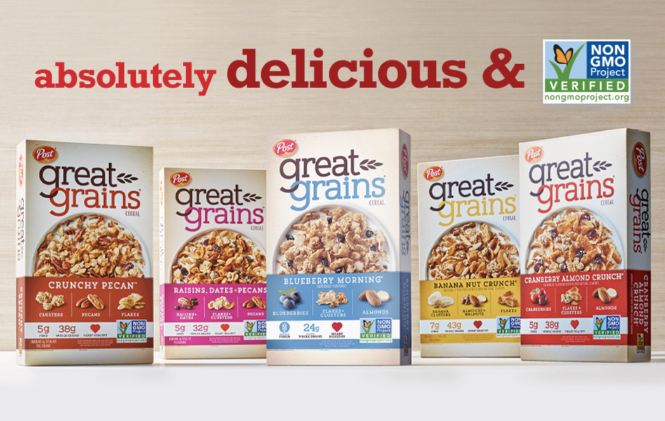 Great Grains cereal varieties